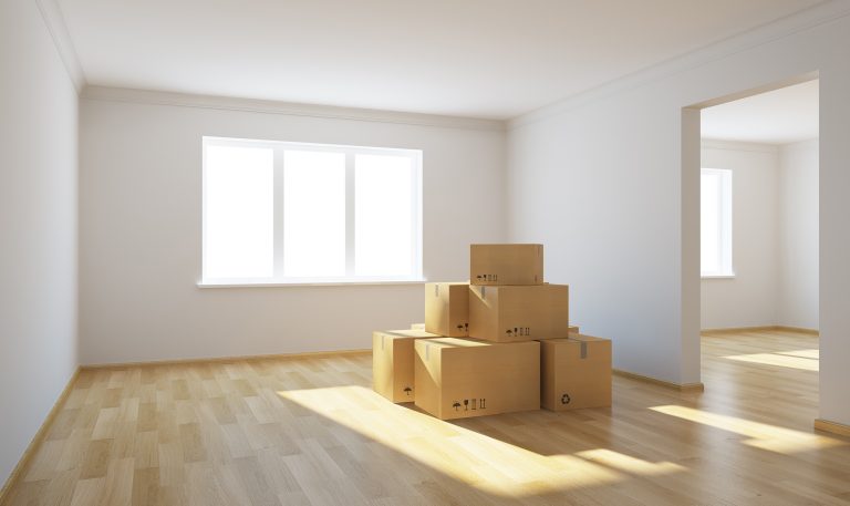 Bezemschoon opgeleverde lege woning na een woningontruiming